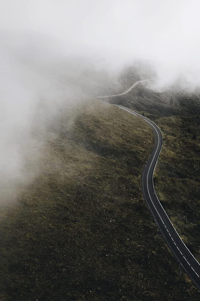 Image of a Misty Road
