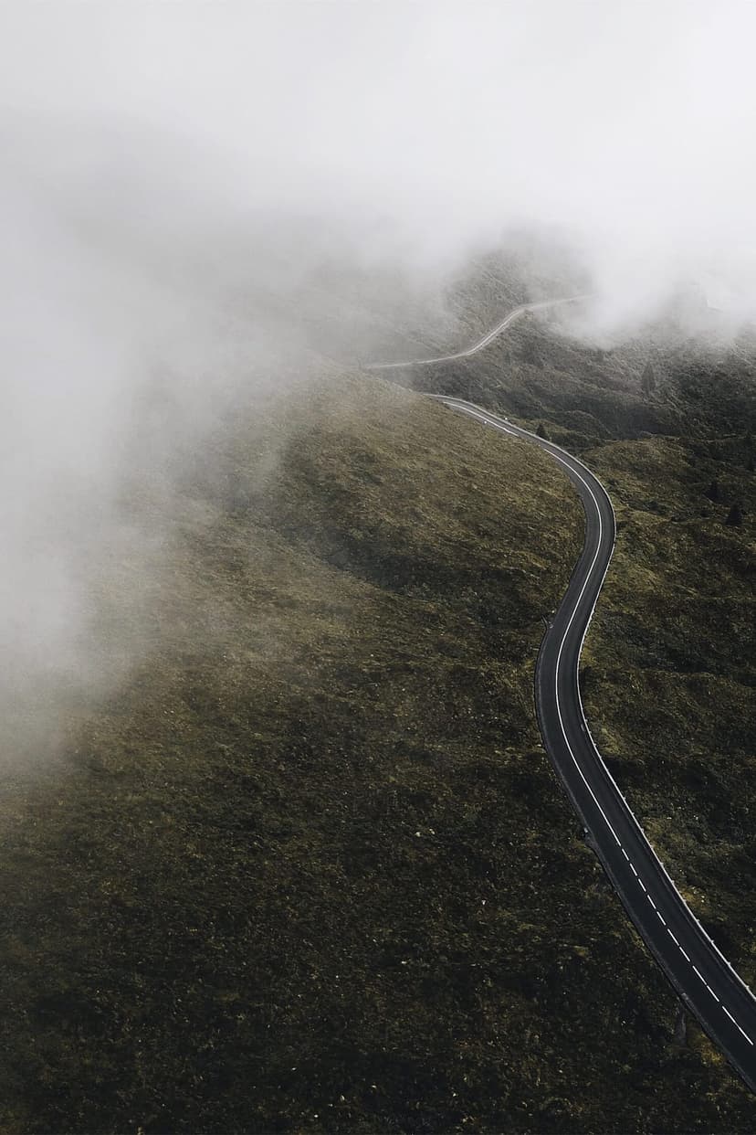 Image of a Misty Road
